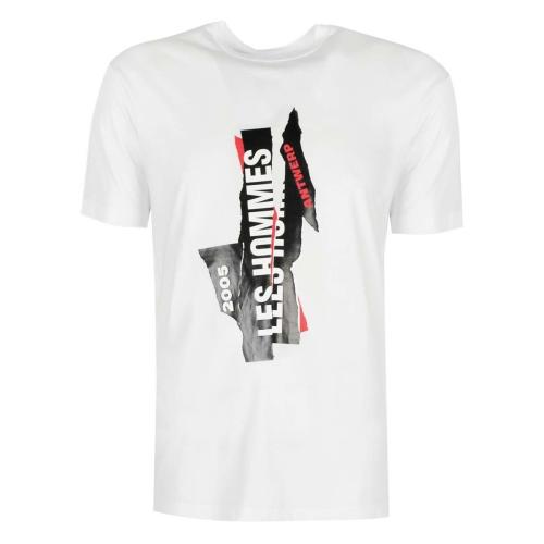 T-shirt με κοντά μανίκια Les Hommes -