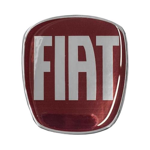 Race Axion Fiat Αυτοκολλητο Σημα Καπω 6 Χ 6,6 Cm Μπορντω/χρωμιο Με Επικαλυψη Σμαλτου - 1 Τεμ.