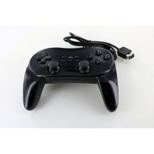 Controller Wired Classic Pro Black For Wii