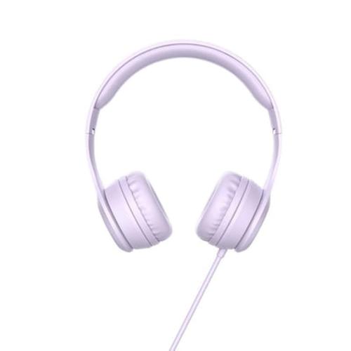 Ακουστικά Stereo Hoco W21 Graceful Charm 3.5mm Με Μικρόφωνο Μωβ