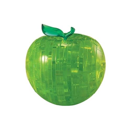 Crystal Puzzle Green Apple 3d
