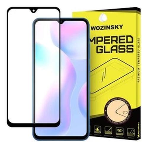 Full Glue 9h Tempered Glass Xiaomi - Wozinsky - Μαύρο - Redmi 9a