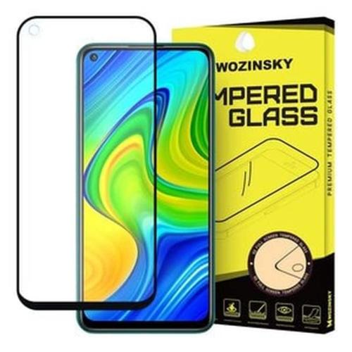 Full Glue 9h Tempered Glass Xiaomi - Wozinsky - Μαύρο - Redmi Note 9