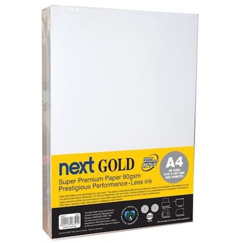 Next Gold Premium Χαρτί Εκτύπωσης A4 90gr 500 φύλλα