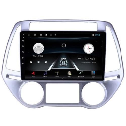 Ηχοσύστημα με Οθόνη Αφής 9 Android GPS Wi-Fi Bluetooth 6GB/128GB Hy274a για Hyundai i20 (2008-2013) - Ασημί