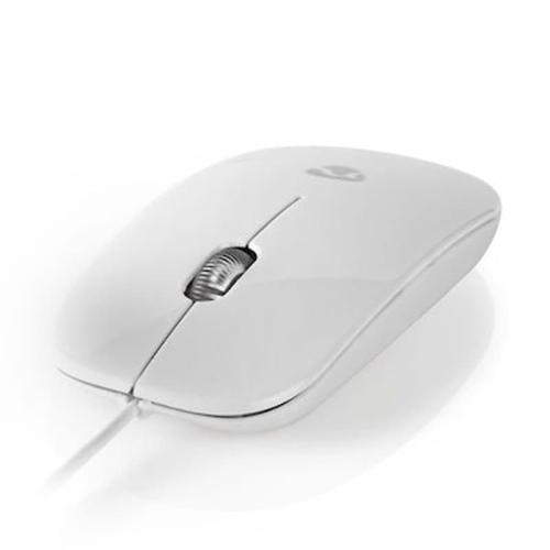 Nedis Mswd200wt Wired Mouse 1000 Dpi 3-button White 233-0367