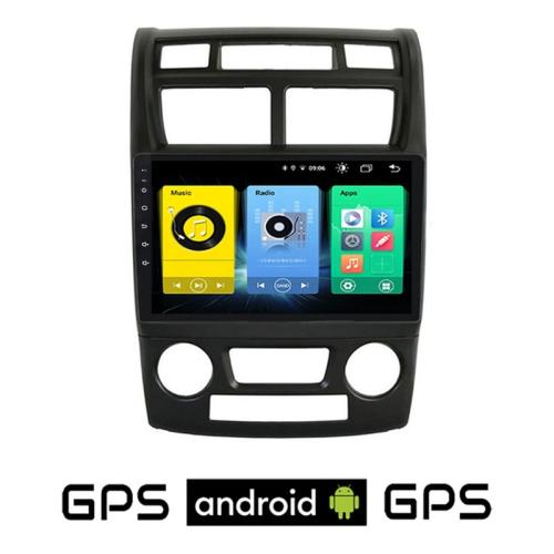 Οθόνη αυτοκίνητου με GPS, Wi-Fi, *αυτόματο κλιματισμό για KIA SPORTAGE (2004-2010) - Μαύρο