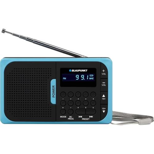 Ραδιόφωνο Με Επαναφορτιζόμενη Μπαταρία Pocket Radio Fm Pll Usb/microsd Pr5bl Blaupunkt