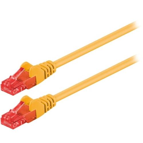 68433 Cat 6 U/utp Patch Cable Cca 0.5m Yellow 055-1015