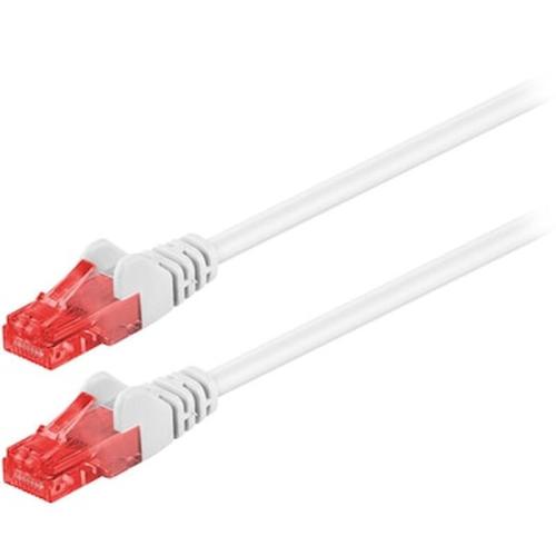 68632 Cat 6 U/utp Patch Cable Cca 0.5m White 055-1012