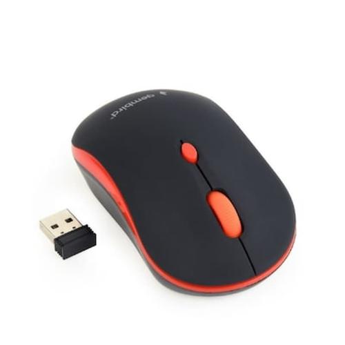 Gembird Wireless Optical Mouse Black/red Musw-4b-03-r