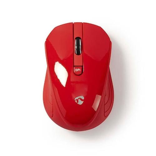 Nedis Msws400rd Wireless Mouse 800 / 1200 / 1600 Dpi 3-button Red 233-1634