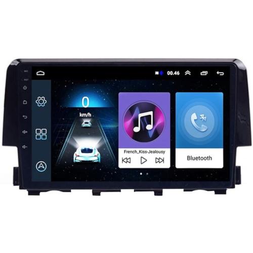 Ηχοσύστημα με Οθόνη Αφής 9 Android GPS Wi-Fi Bluetooth 2GB/ 16GB για Honda Civic (2016 - 2020) - Μαύρο