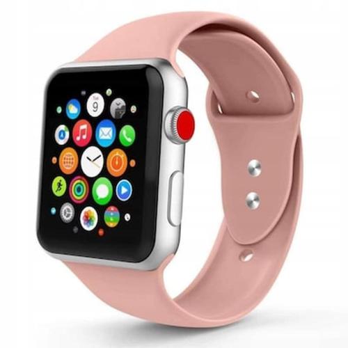 Λουράκι Σιλικόνης Tech-protect Smoothband Για Apple Watch 1/2/3/4/5/6 38-40mm - Pink Sand