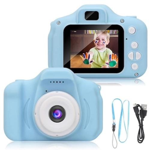 Μίνι Ψηφιακή Παιδική Φωτογραφική Μηχανή - Κάμερα Hd Γαλάζια