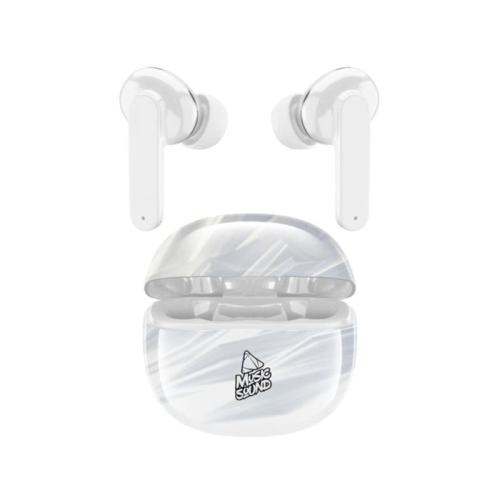 Ακουστικά Bluetooth Cellular Line Music Sound με Θήκη Φόρτισης - Λευκό