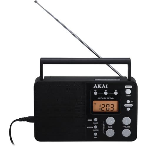 Φορητό ραδιόφωνο AKAI APR-200 - Μαύρο