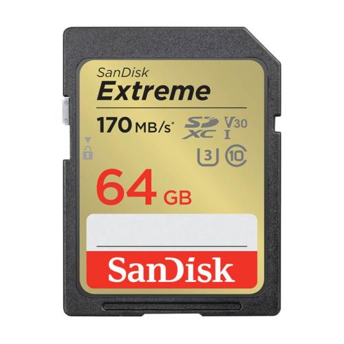 Κάρτα μνήμης SanDisk Extreme SD UHS-I 64GB