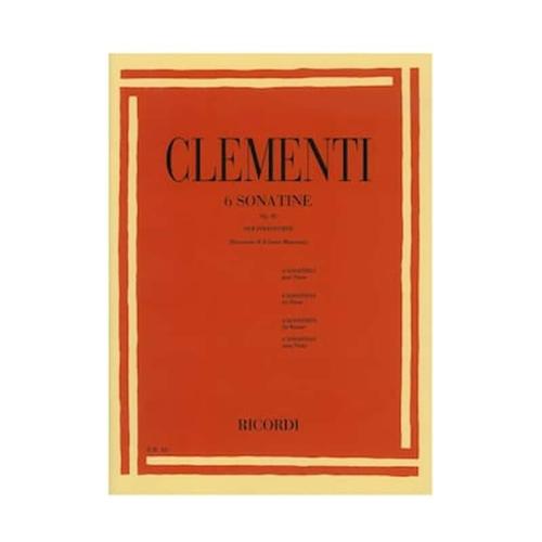 Ricordi Clementi - 6 Sonatine, Op. 36 Βιβλίο Για Πιάνο