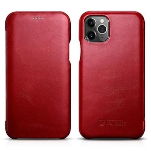 Θήκη Apple iPhone 11 Pro Max - Icarer Curved Edge Vintage Series - Red