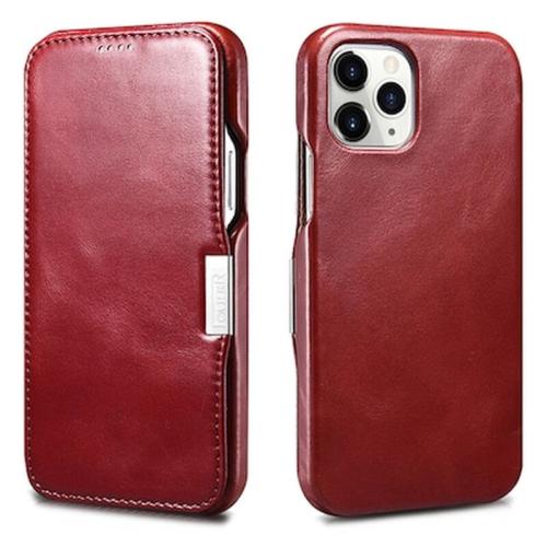 Θήκη Apple iPhone 12 Pro Max - Icarer Side-open Vintage Series - Red