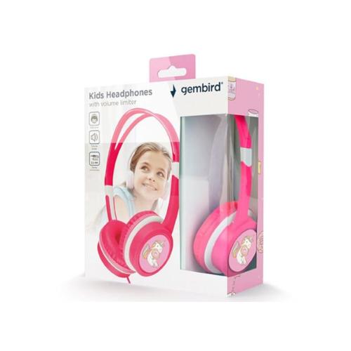 Ακουστικά Headset Gembird Kids MHP-JR Ροζ