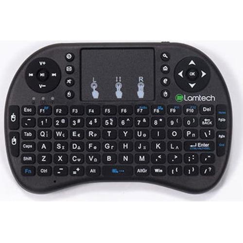 Ασύρματο Multimedia Controller με Keyboard και Trackpad LAMTECH LAM081703 Μαύρο