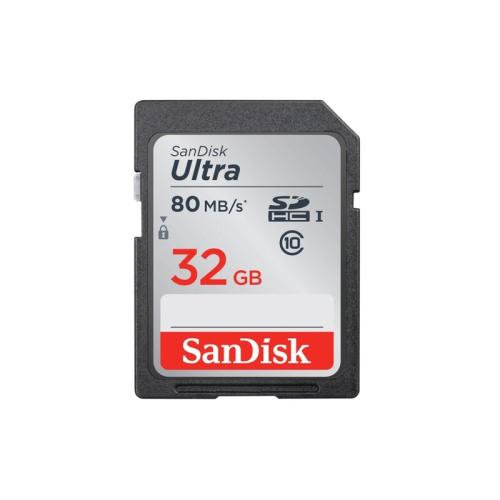 Κάρτα μνήμης SD 32GB Class 10 - SanDisk Ultra 80MB/s SDSDUNC-032G-GN6IN