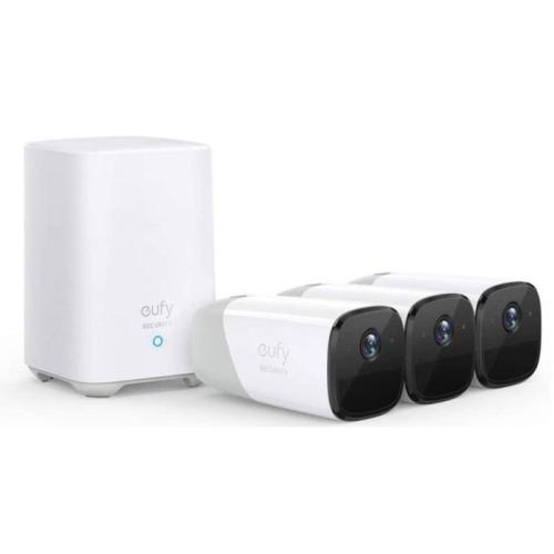 Kit 3 Ασύρματων Καμερών FullHD Wireless Home Security Camera System Eufy Cam 2