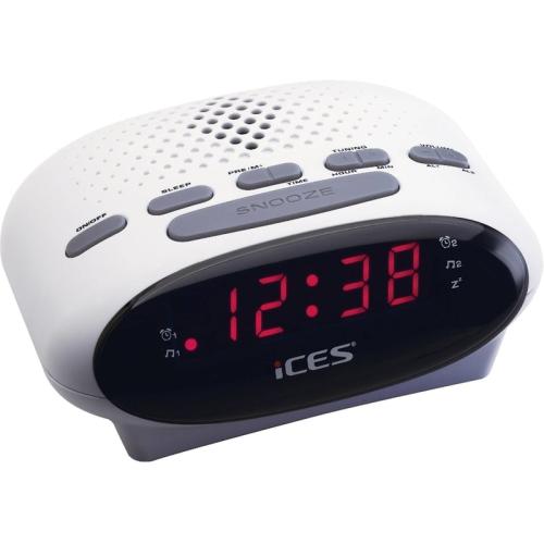 Lenco LEN-ICR-210 - Ρολόι - Ξυπνητήρι - Ραδιόφωνο - Λευκό