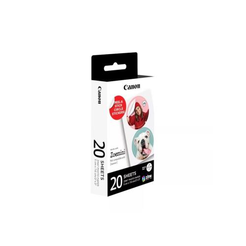 Χαρτί Canon ZINK® Zoe Mini 1.3 Pre-Cut Sticker Pack - 20 Φύλλα