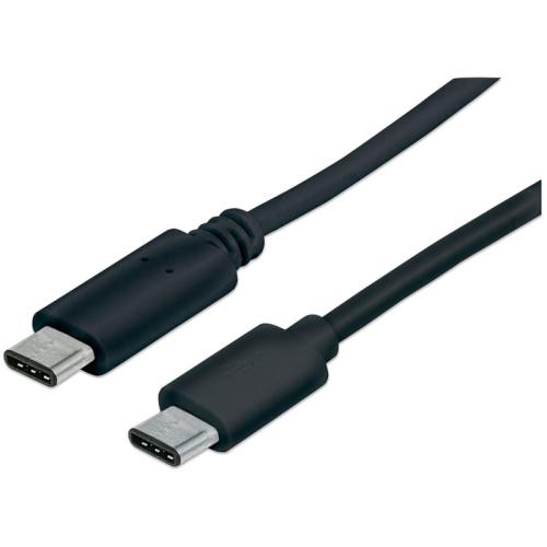 Καλώδιο USB 2.0 Type C Male/Type C Male Manhattan - 1m