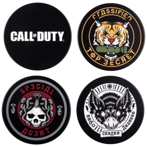 Σουβέρ Gaya Call of Duty Black Ops Cold War - Coaster Set Badges - Σετ 4 Τεμαχίων