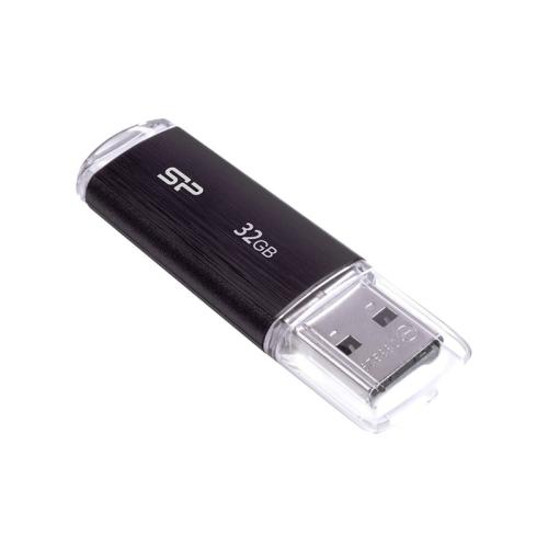 USB Stick Silicon Power 32 GB - USB 2.0 - Μαύρο