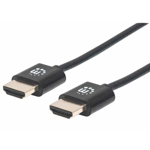 Καλώδιο Manhattan HDMI 1.4 Cable HDMI male - HDMI male 1.8m Μαύρο