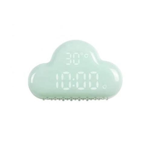 Allocacoc® Alarmclock Cloud muid Ρολόι ξυπνητήρι θερμόμετρο Συννεφάκι πράσινο