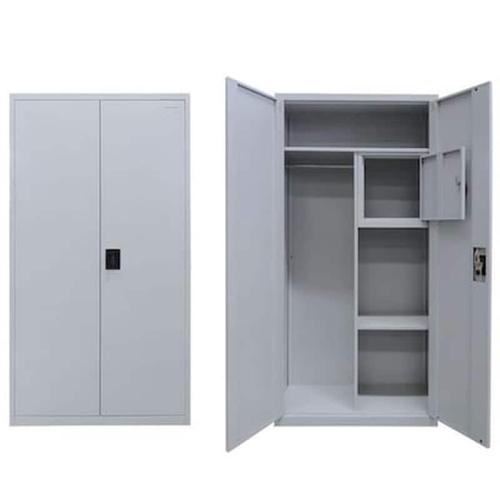 Μεταλλική Ντουλάπα 90x45x181cm Με Χώρισμα Και Εσωτερικό Ντουλάπι (locker) 42kg Steelen