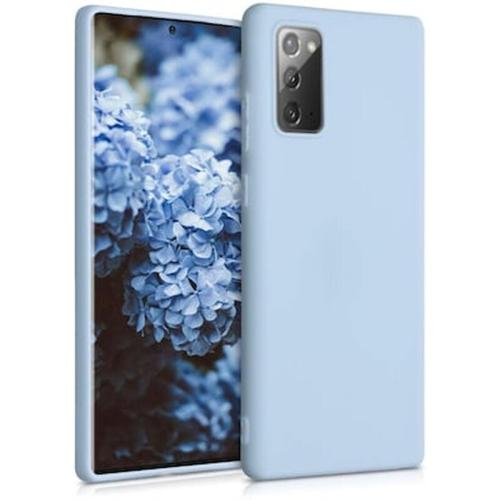 Θήκη Samsung Galaxy Note 20 - Kwmobile Silicone Case - Light Blue Matte