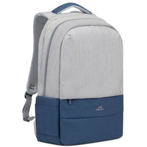 Τσάντα Backpack Rivacase Prater 15.6 Grey/Dark Blue