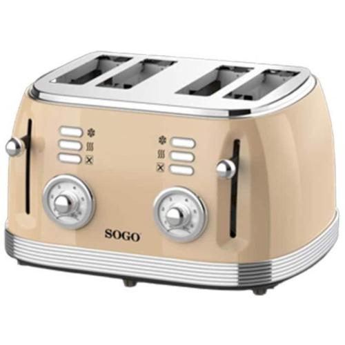 Φρυγανιέρα SOGO TOS-SS-5475 1500 W 4 Θέσεων Μπέζ