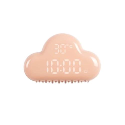 Allocacoc® Alarmclock Cloud |muid| Ρολόι/ξυπνητήρι/θερμόμετρο Συννεφάκι (ροζ)