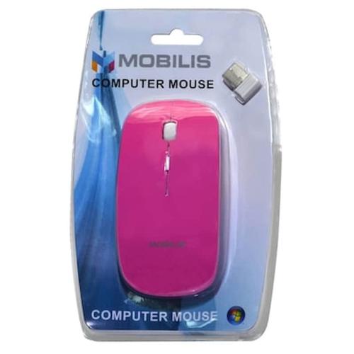 Ασύρματο Ποντίκι Mobilis Mm-131 Με 4 Πλήκτρα Και 1600 Dpi Ροζ