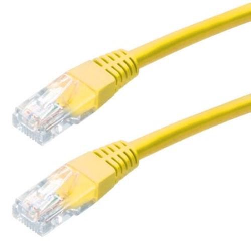 Καλώδιο Δικτύου Jasper Cat5e Utp 5m Κίτρινο Patch Cord