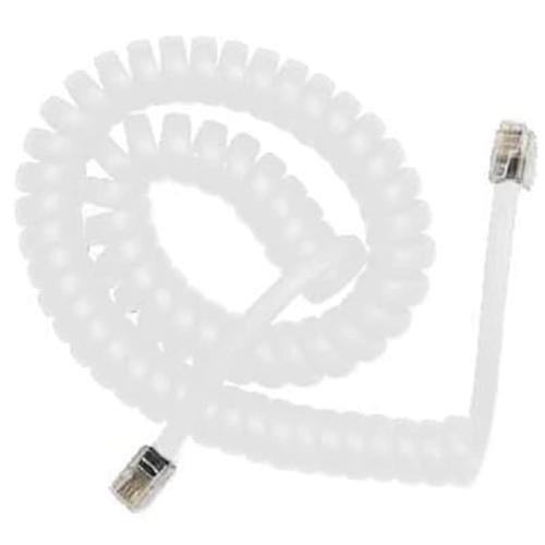 Cablexpert Telephone Handset Spiral Cord Rj10 4p4c 2m White