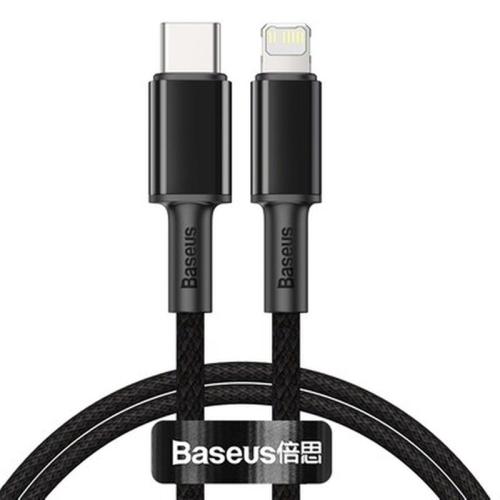 Baseus Braided Cable Usb Type C To Lightning 20w Fast Charge 1m (catlgd-01) - Black