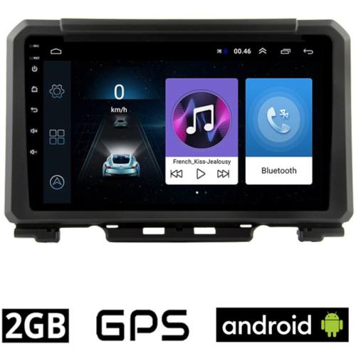 Ηχοσύστημα με Οθόνη Αφής 9 Android GPS Wi-Fi Bluetooth 2GB/16GB για Suzuki Jimny (μετά το 2018) - Μαύρο