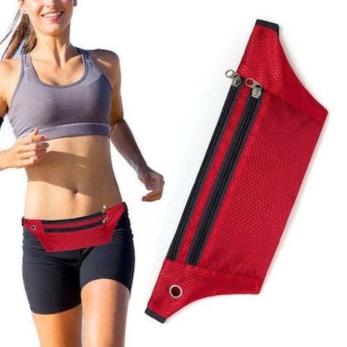 Ultimate Running Belt With Headphone Outlet / Κόκκινη 43x10cm