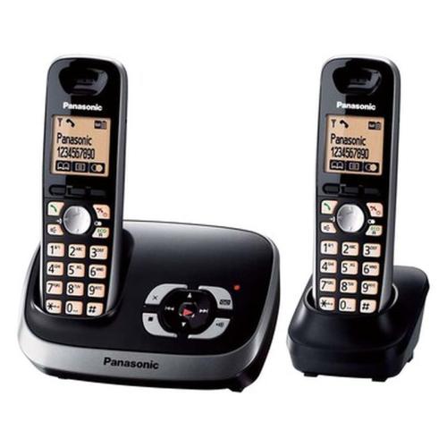 Ασύρματο Τηλέφωνο Panasonic KX-TG 6522 Duo - Black