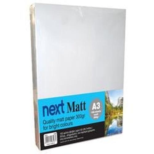 Next Premium Matt Χαρτί Εκτύπωσης A3 300gr 100 φύλλα