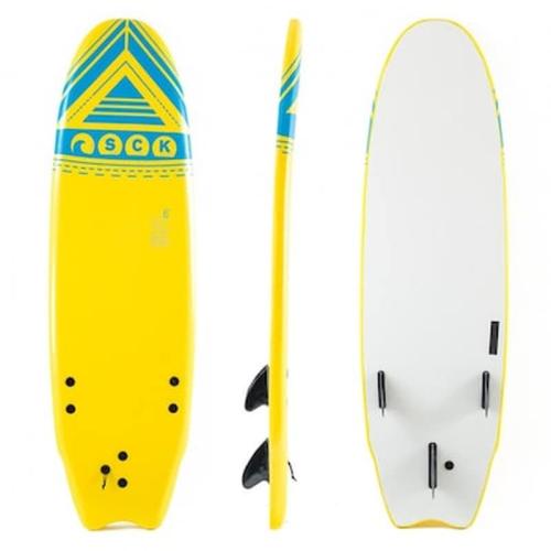 Σανίδα Surf Soft-board 6ft Κίτρινη Sck